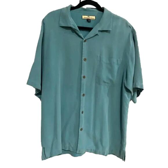 Tommy Bahama Men's Relax Shirt 100% Silk Size Large - Picture 1 of 6